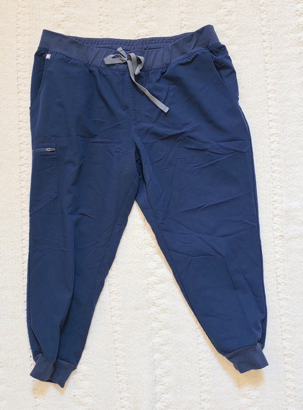 Figs Zamora Jogger Scrub Pants size 3X Petite in Navy